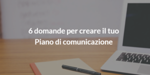 piano di comunicazione project management